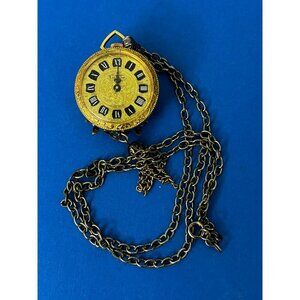 Vintage 1960’s WOMAN’S SWISS LUCERNE PENDANT Manual WATCH 4 repair / parts
